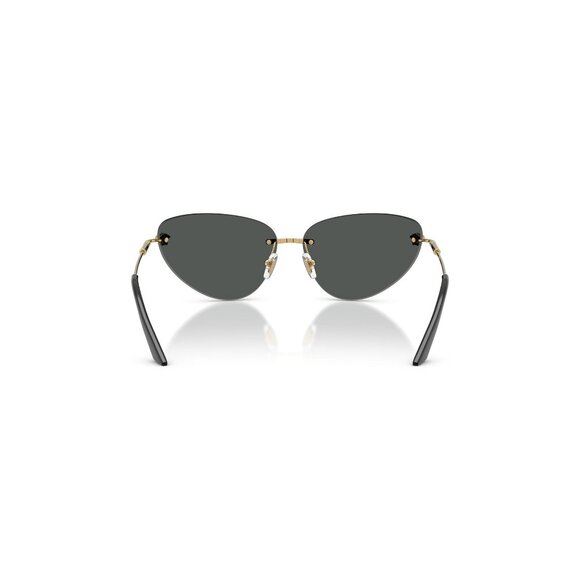 New VERSACE Gold Rimless Cat Eye VE2281 1002/87 Sunglasses Women - Picture 5 of 6